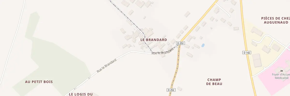 Plan du 4 Le Brandart à Saint-Germain-de-Lusignan