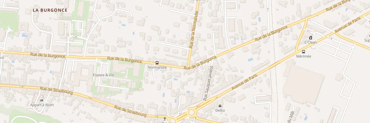 Plan du 197 Rue de la Burgonce à Niort