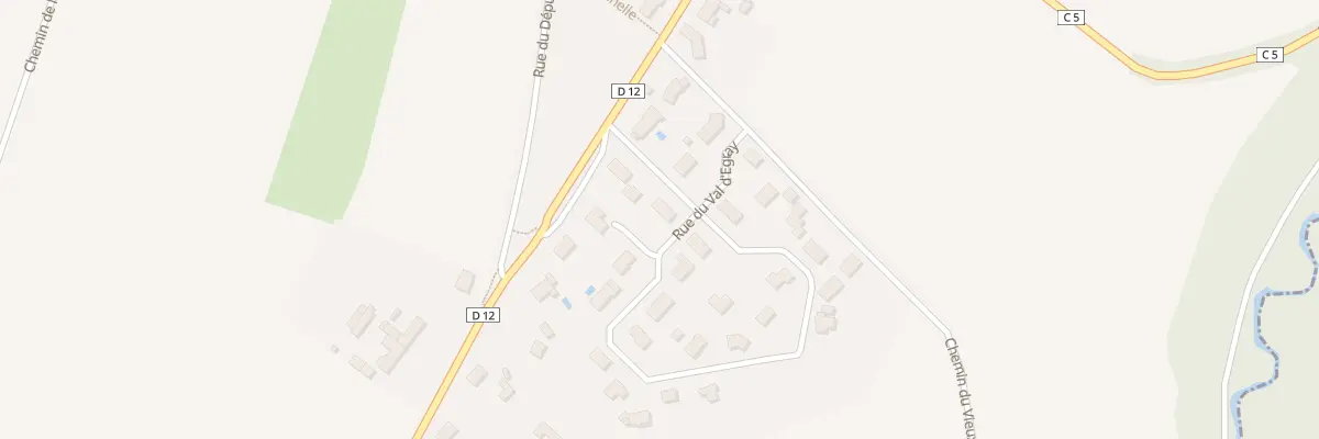 Plan du 6 Rue du Clos du Vieux Moulin à Sainte-Ouenne