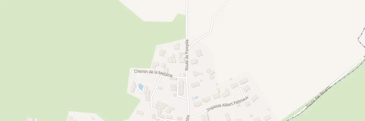 Plan du 47 Rte de Pamplie à Surin