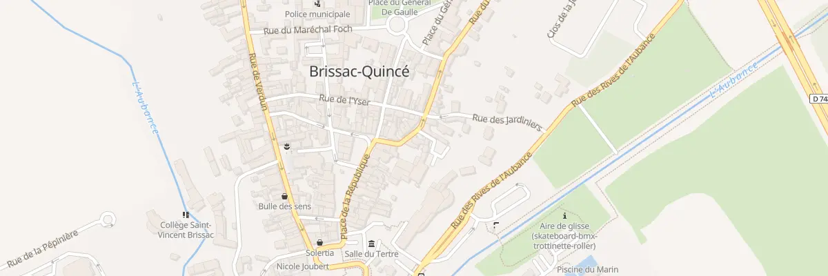 Plan du 8 Rue du 14 Juillet à Brissac Loire Aubance