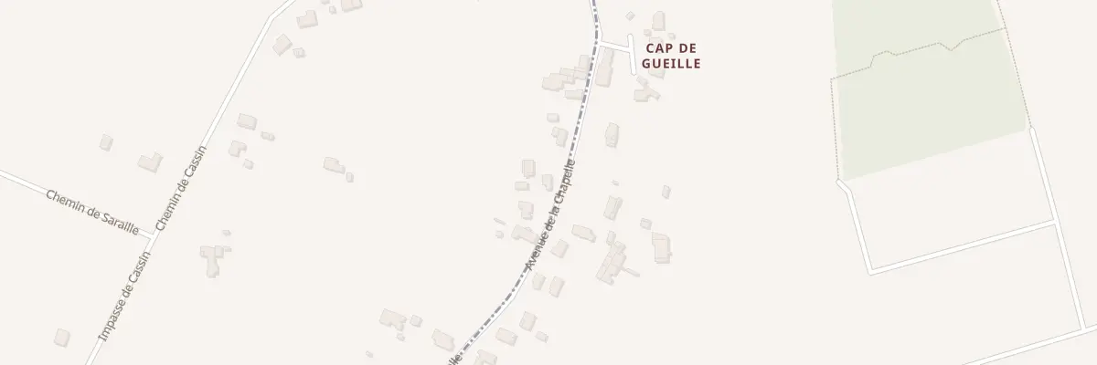 Plan du 31 Av de la Chapelle à Yvrac
