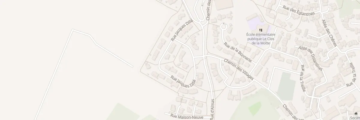 Plan du 22 Rue Jacques Dille à Verrières-en-Anjou