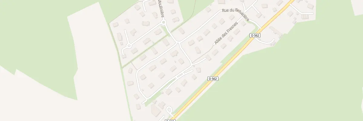 Plan du 25 Rue du Belvédère à Croisilles