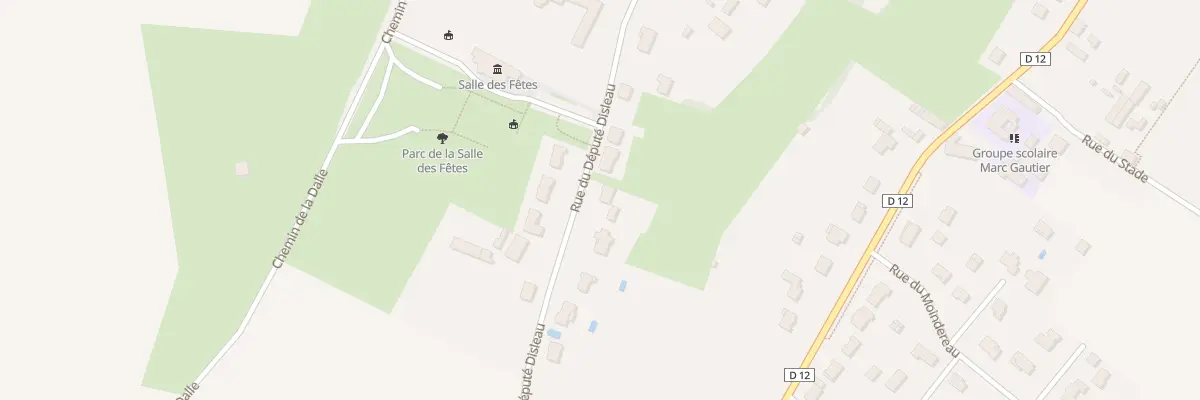 Plan du 23 Rue du Député Disleau à Sainte-Ouenne