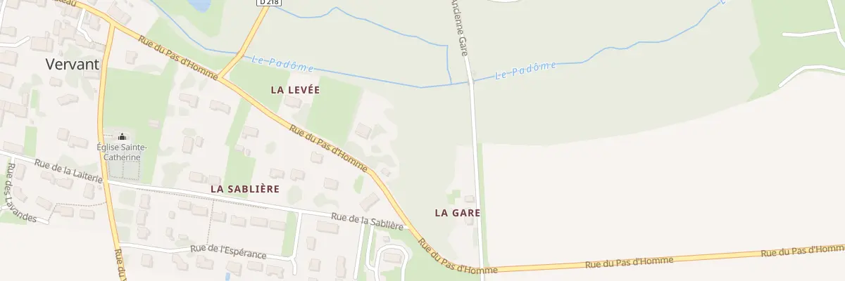Plan du 15 Rue du Pas d’Homme à Vervant