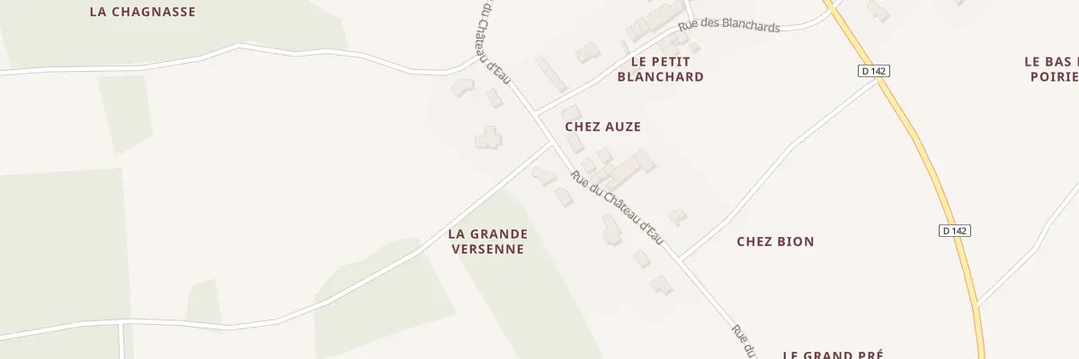 Plan du 14 Rue du Château d’Eau à Clam