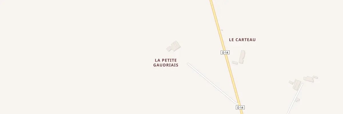 Plan du 1 La Petite Gaudriais à Saint-Denis-d’Anjou