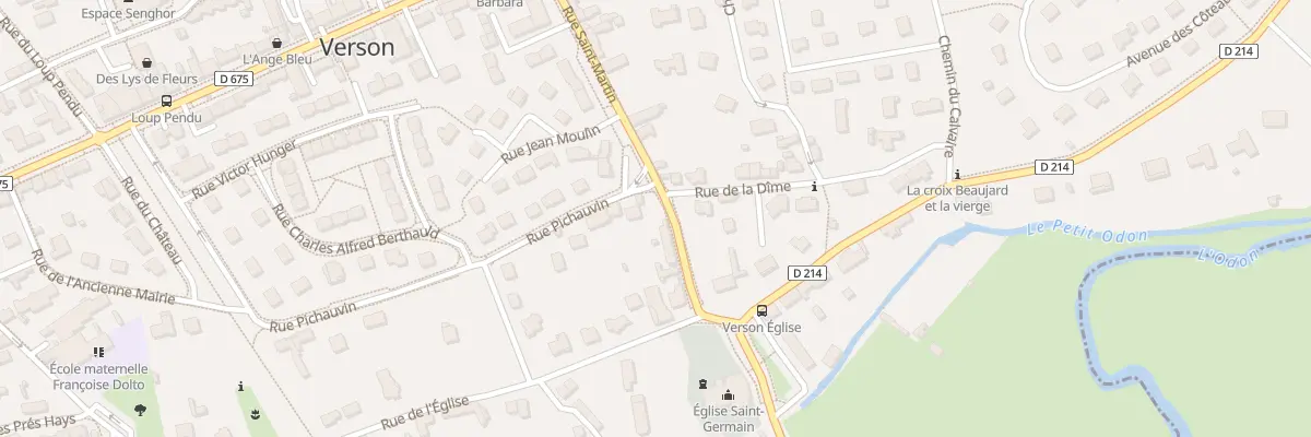 Plan du 6 Rue Saint-Martin à Verson