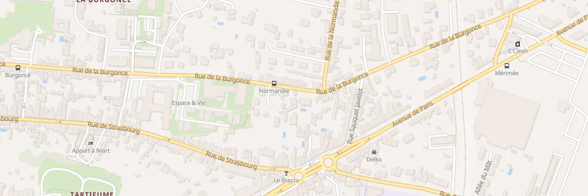 Plan du 142 Rue de la Burgonce à Niort