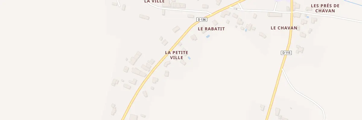 Plan du 1F La Petite Ville à Donnezac