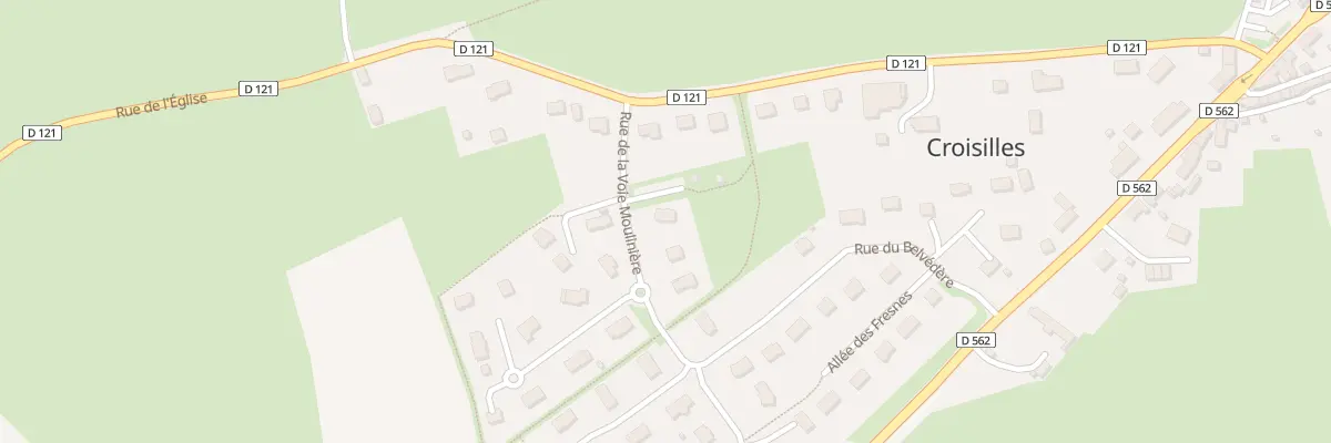 Plan du 1 Rue de la Voie Moulinière à Croisilles