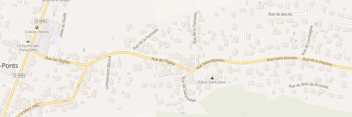 Plan du 36 Rue de l’Eglise à Cubzac-les-Ponts