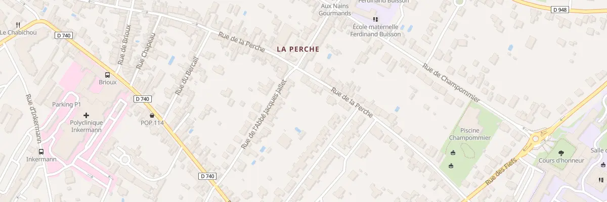 Plan du 88B Rue de la Perche à Niort
