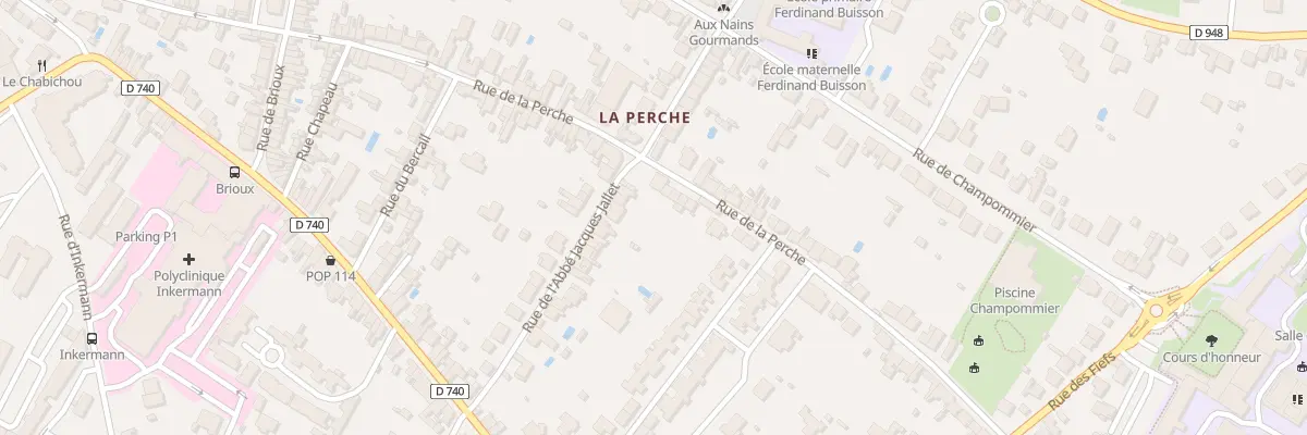 Plan du 88 Rue de la Perche à Niort