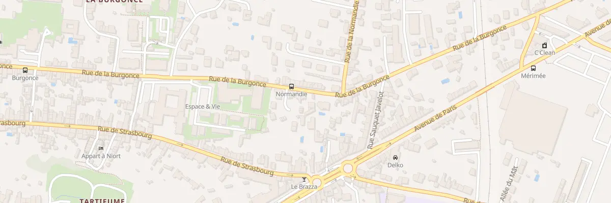 Plan du 136 Rue de la Burgonce à Niort
