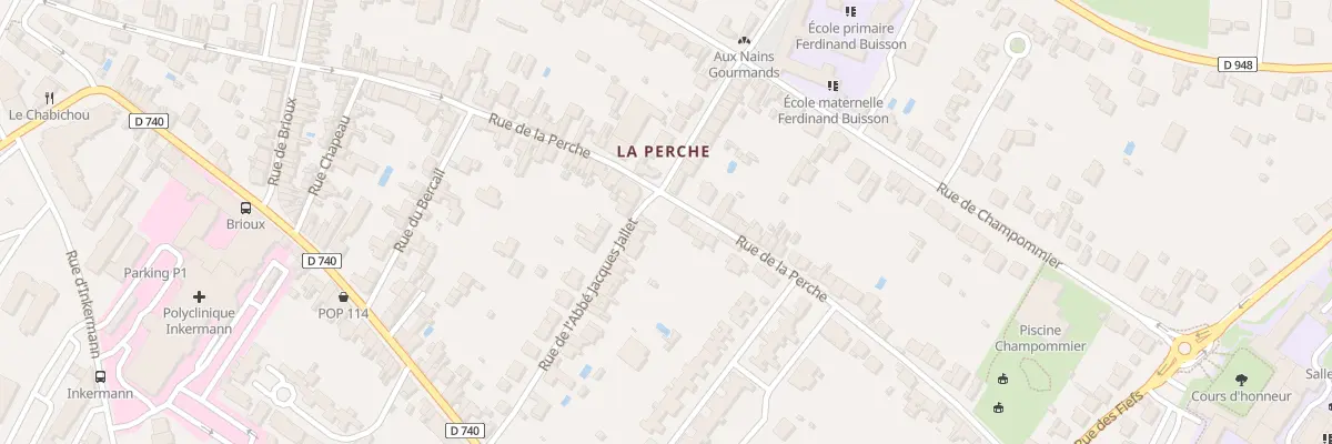 Plan du 86 Rue de la Perche à Niort