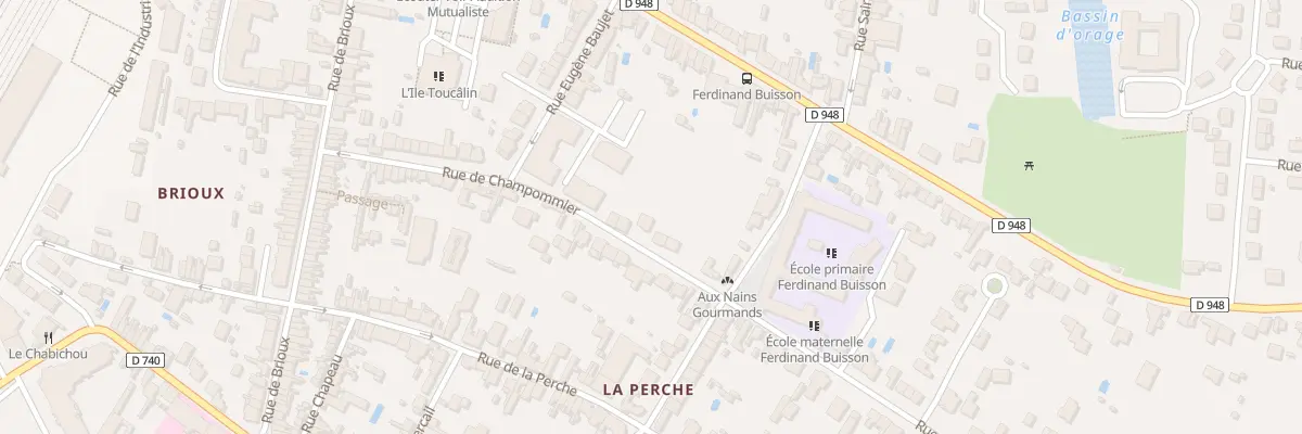 Plan du 41 Rue de Champommier à Niort