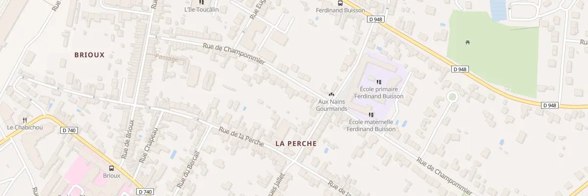 Plan du 54 Rue de Champommier à Niort