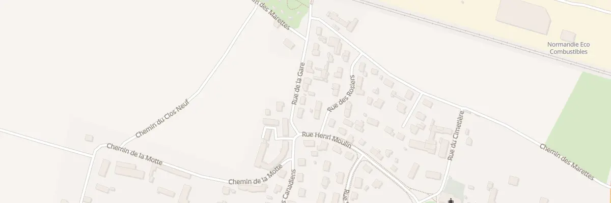 Plan du 4 Rue de la Gare à Carpiquet