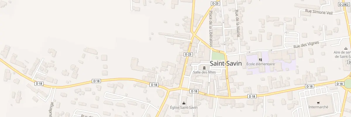 Plan du 15A Rue Célestin Joubert à Saint-Savin