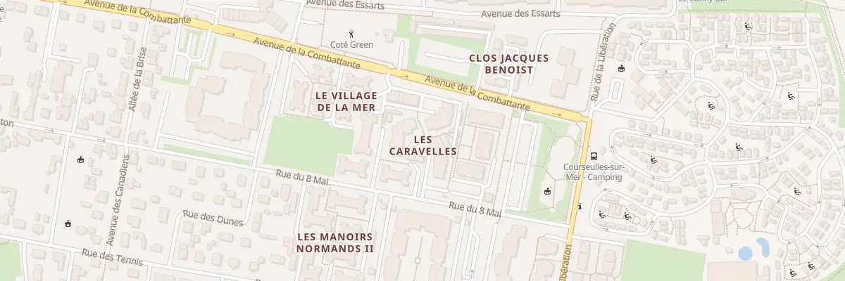 Plan du 43 Rue du 8 Mai à Courseulles-sur-Mer