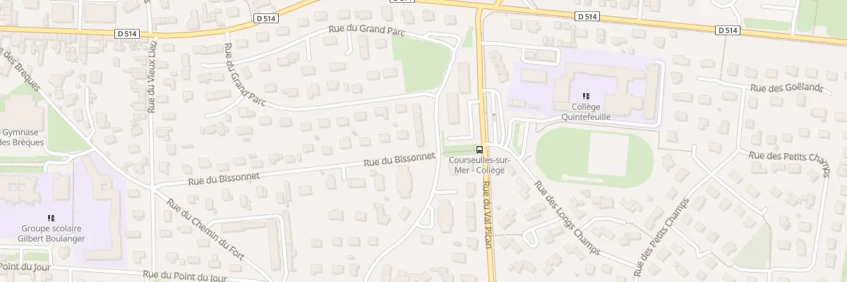 Plan du 6 Rue des Aubépines à Courseulles-sur-Mer