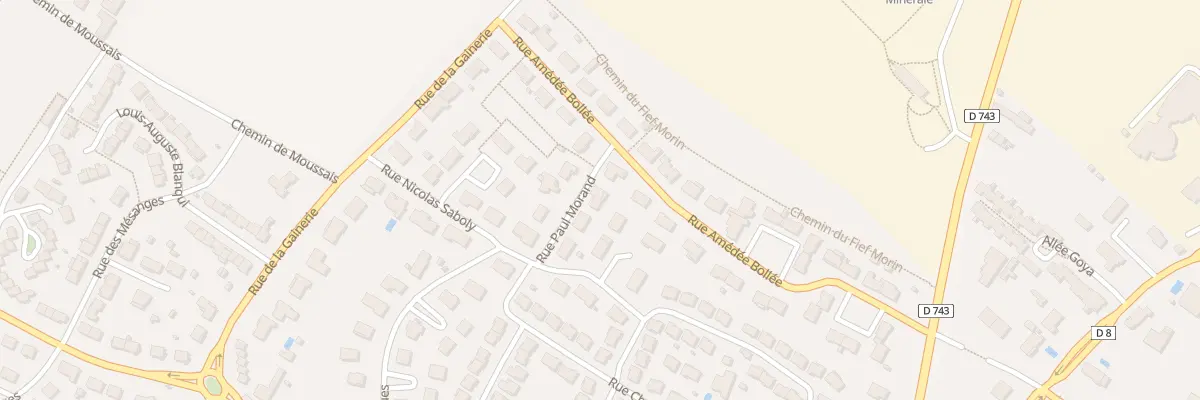 Plan du 6 Rue Paul Morand à Niort