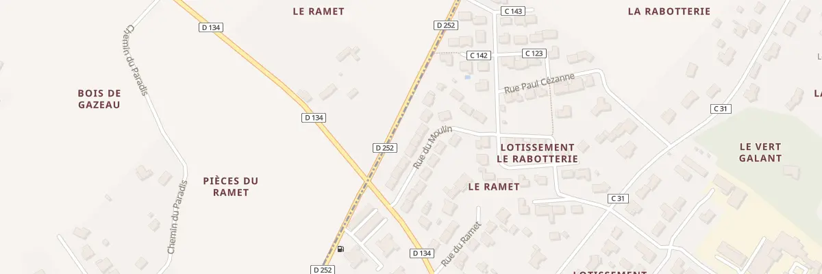 Plan du 15 Rue du Moulin à Jonzac