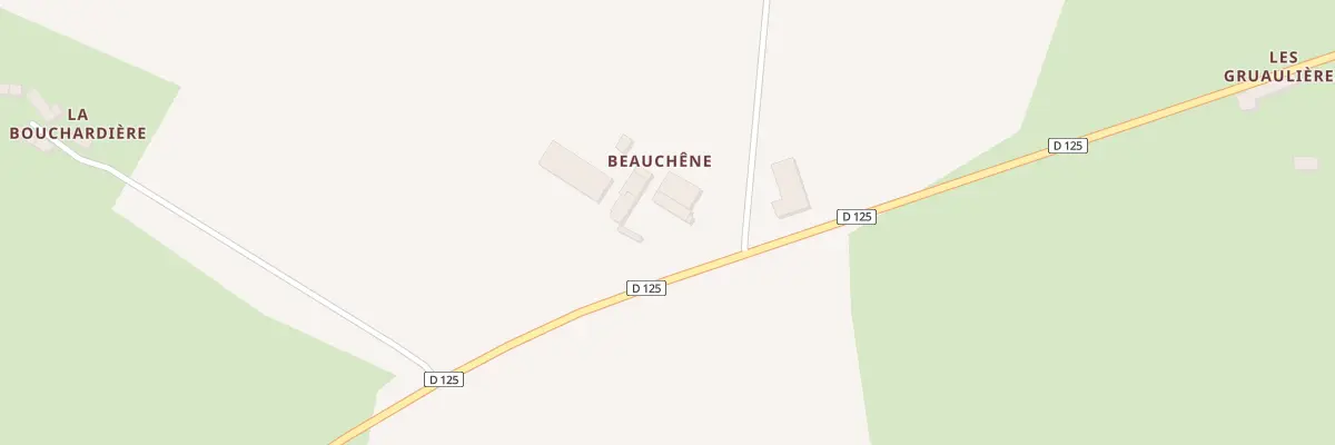 Plan du 5268 Beauchene à Vaiges