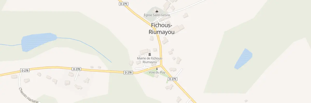 Plan du 4 Rte de Fichous à Fichous-Riumayou