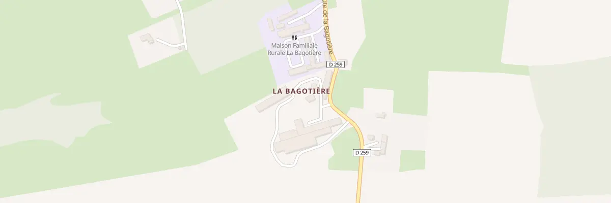 Plan du 300 Rte de la Bagotière aux Moutiers-en-Cinglais