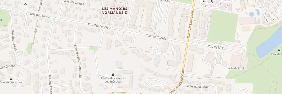 Plan du 56 Rue des Tennis à Courseulles-sur-Mer
