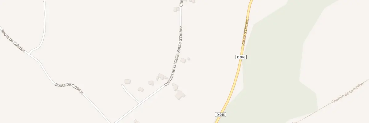 Plan du 185 Che de la Vieille Rte d’Orthez à Arzacq-Arraziguet
