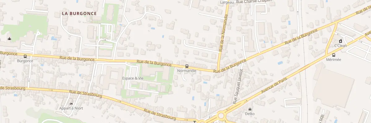 Plan du 179 Rue de la Burgonce à Niort