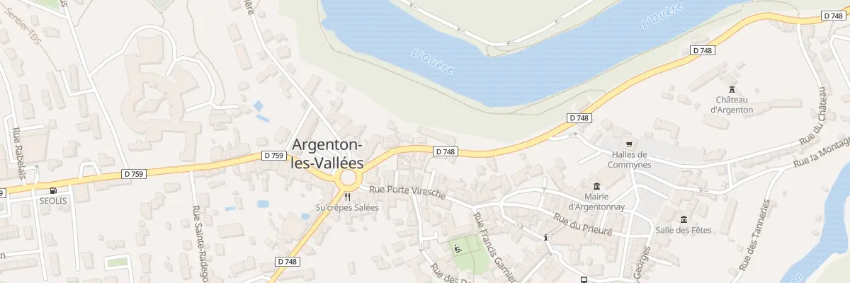 Plan du 13 Rte de Thouars à Argentonnay