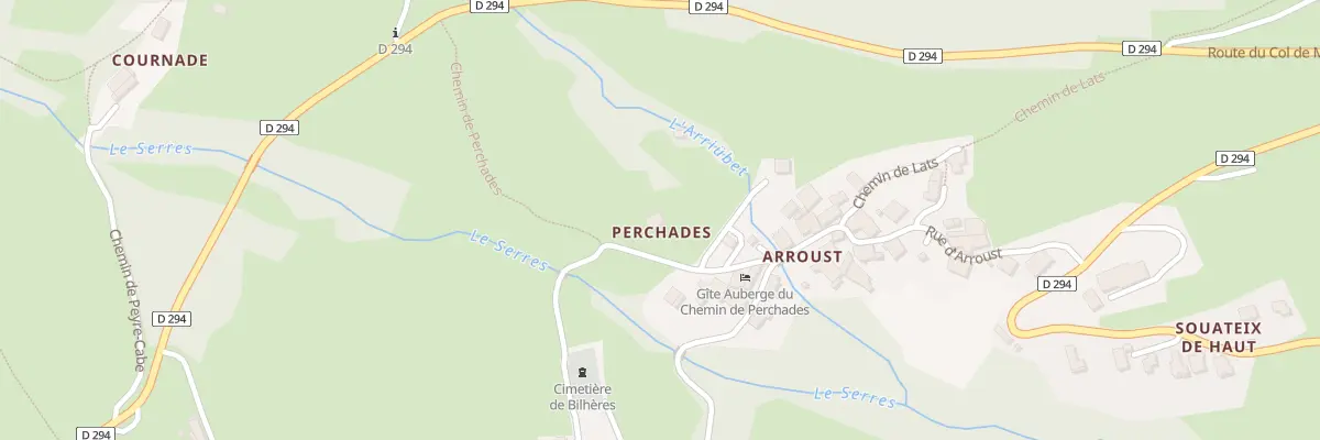 Plan du 4 Che des Perchades à Bilhères