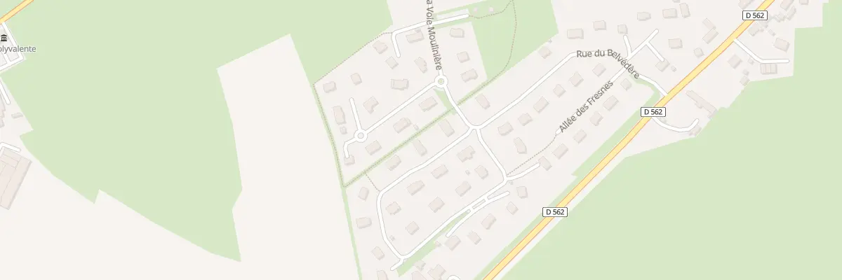 Plan du 24 Rue du Belvédère à Croisilles
