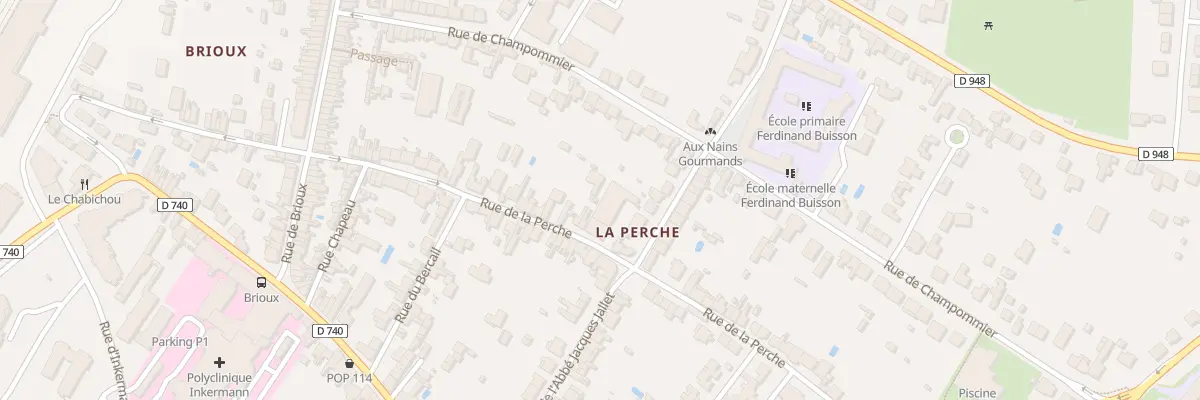 Plan du 67T Rue de la Perche à Niort