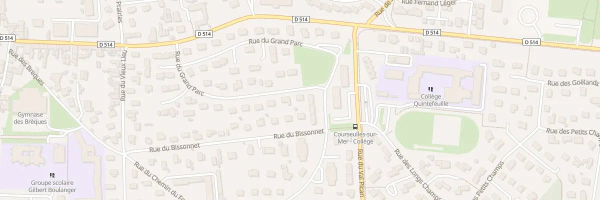 Plan du 20 Rue du Grand Parc à Courseulles-sur-Mer
