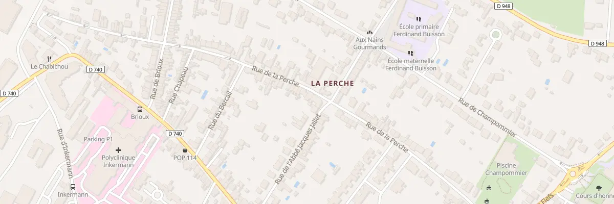 Plan du 78 Rue de la Perche à Niort