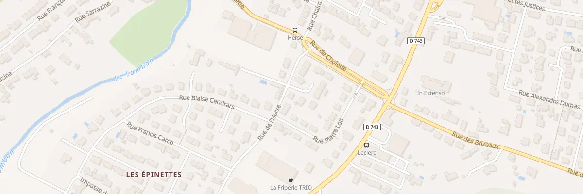 Plan du 7 Rue de l’Herse à Niort