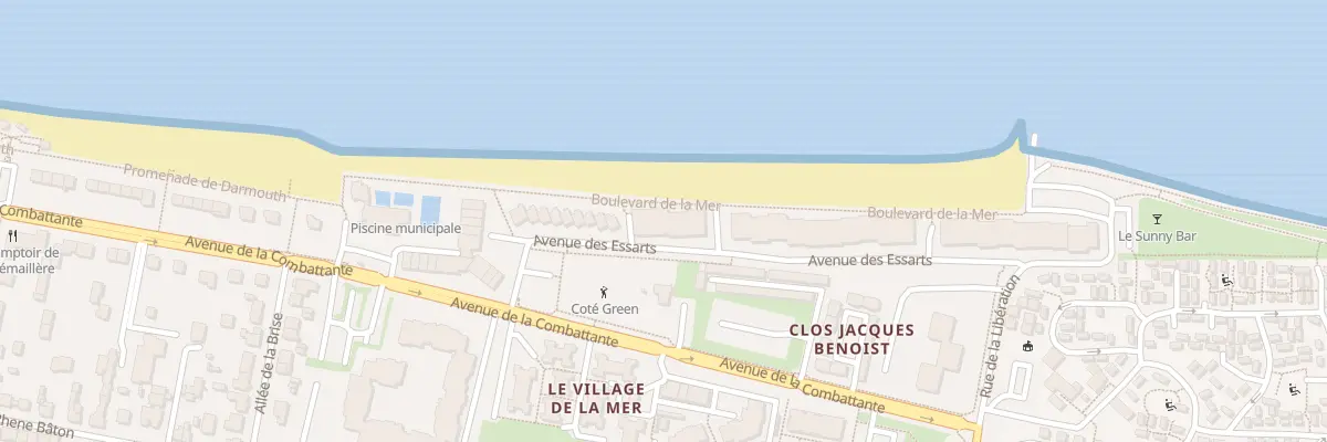 Plan du 25 Av des Essarts à Courseulles-sur-Mer