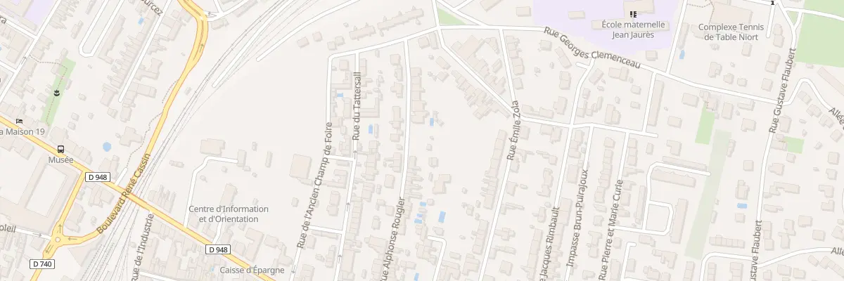 Plan du 48 Rue Alphonse Rougier à Niort