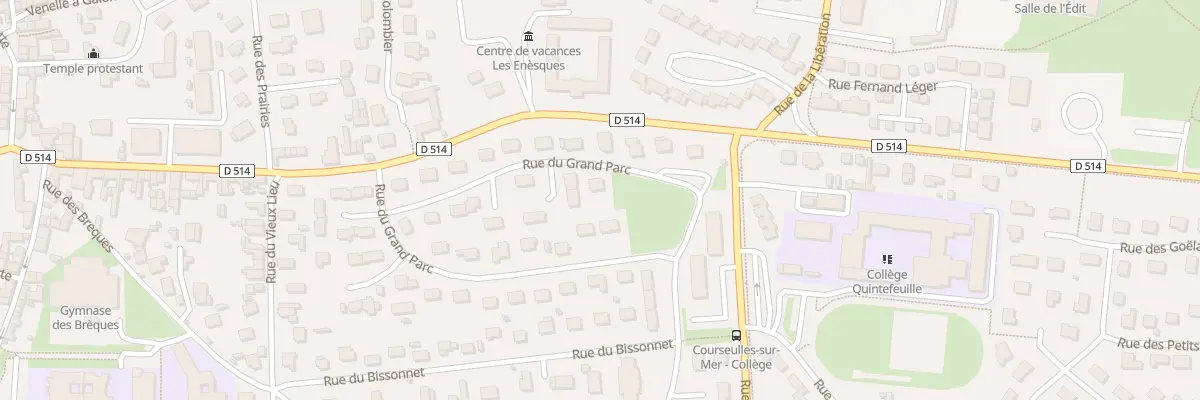 Plan du 22 Rue du Grand Parc à Courseulles-sur-Mer