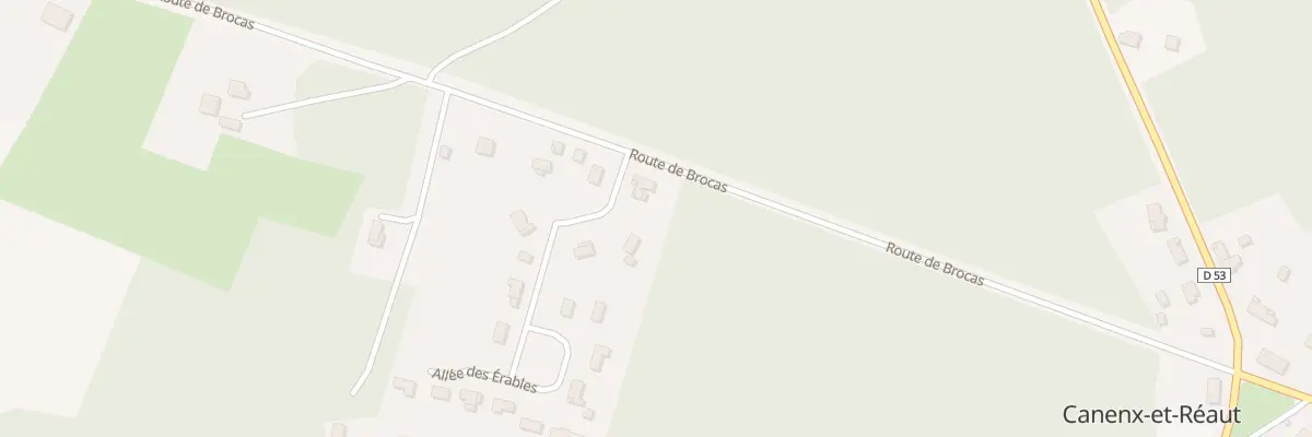 Plan du 19 All des Érables à Canenx-et-Réaut