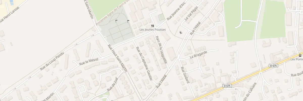 Plan du 1 Rue du Parc de la Hoguette à Verson