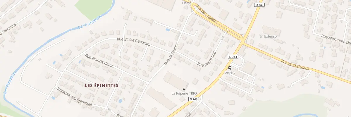 Plan du 13 Rue de l’Herse à Niort