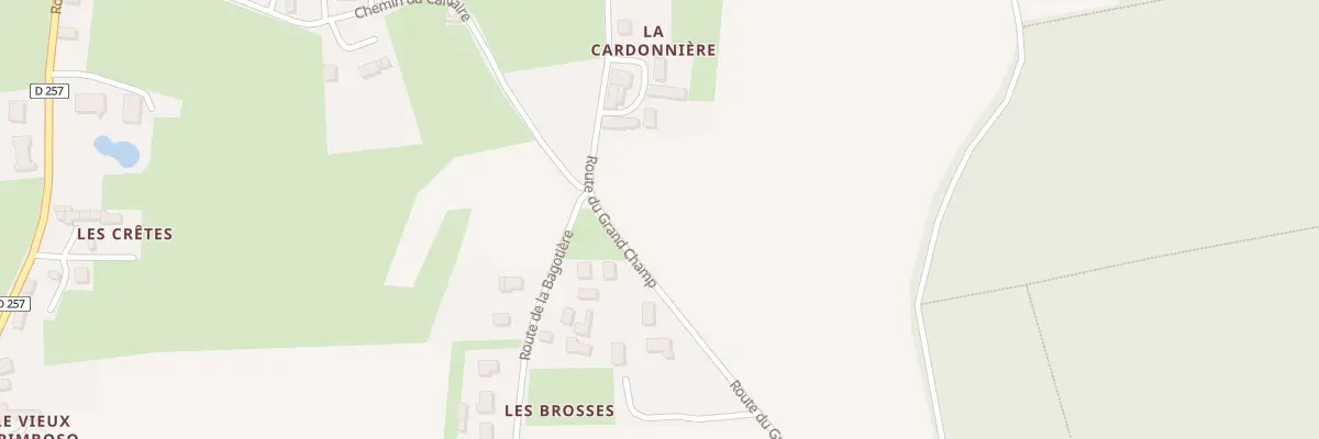 Plan du 9 Rte du Grand Champ à Grimbosq
