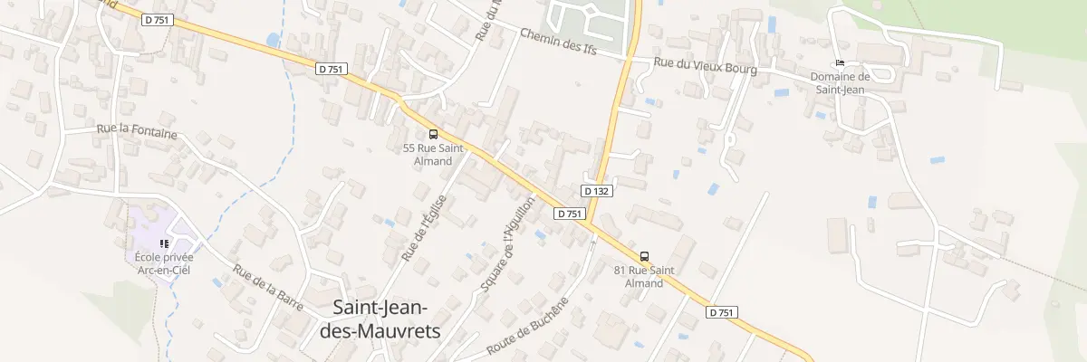 Plan du 71 Rue St Almand aux Garennes sur Loire